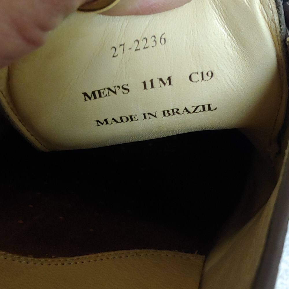 Like new J&M Sheep skin oxfords  1860 collection sz.11M like new - Picture 10 of 14